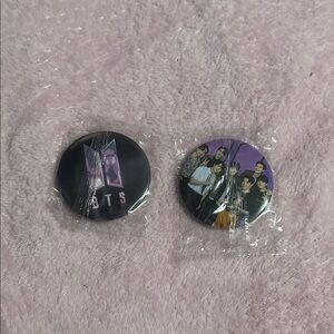 BTS Kids Hair Accessories Set - Black and Purple